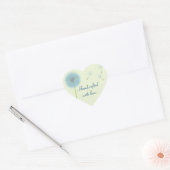 Cœur Conçu à la main avec Sticker d'amour (Enveloppe)