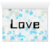 Coeur cosmique Saint Valentin Amour (Intérieur Horizontal (Bas))