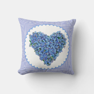 Coeur coussin de la fleur oubliée