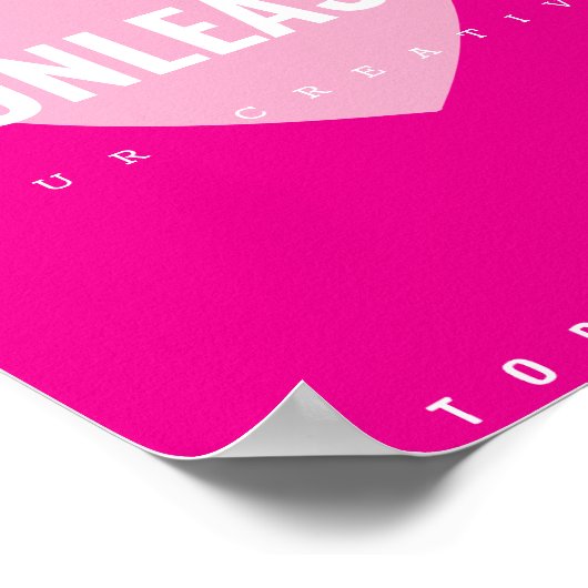 Coeur Créativité Poster Artiste Non AI (Coin)