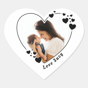 Cœur Créez votre propre Sticker en forme de coeur photo
