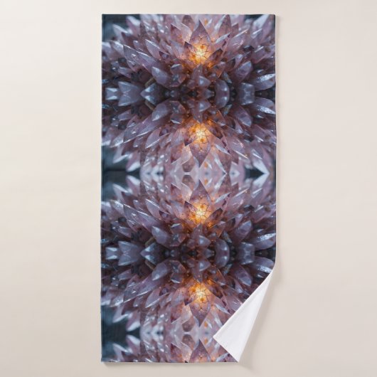 Coeur cristal radiant (Serviette de bain)