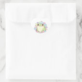Cœur Cute Baby Frog Sticker Kawaii Frog With Hearts Aes (Sac)