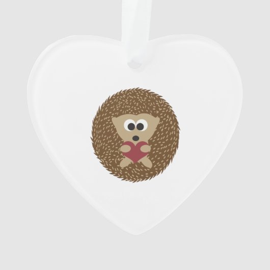 Coeur d'accrochage de hérisson (dos)