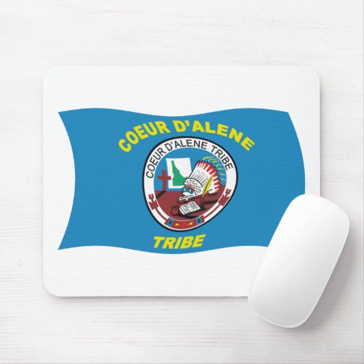 Coeur d'Alene Flag Mousepad Muismat (Met muis)