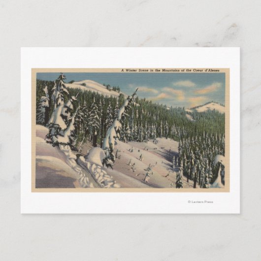 Coeur d'Alene, ID - Coeur d'Alene Briefkaart (Voorkant)