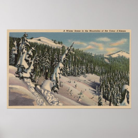 Coeur d'Alene, ID - Coeur d'Alene Poster (Voorkant)