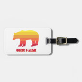 Coeur d'Alene Idaho Regenboog Beer Bagagelabel (Voorkant horizontaal)