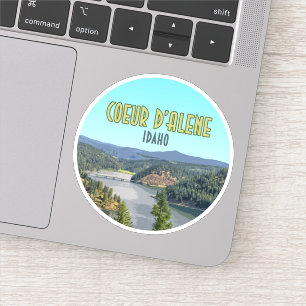 Coeur d'Alene Idaho Souvenir Sticker