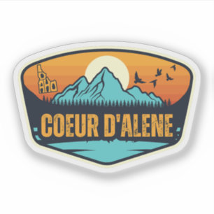 Coeur d'Alene, Idaho Sticker
