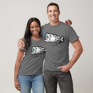 COEUR D'ALENE ONE BAD BASED SWALLOWED ID PATRIOT T-SHIRT