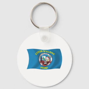 Coeur d'Alene Vlag Sleutelhanger