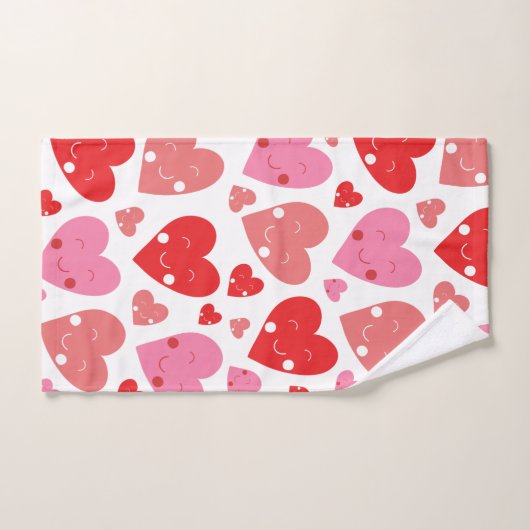 Coeur d'amour (Serviette à main)