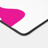 Coeur d'amour en Magenta et Blanc (Coin)