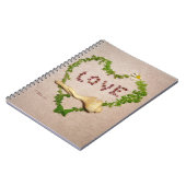 Coeur d'amour Shell Carnet (Côté gauche)