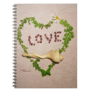 Coeur d'amour Shell Carnet