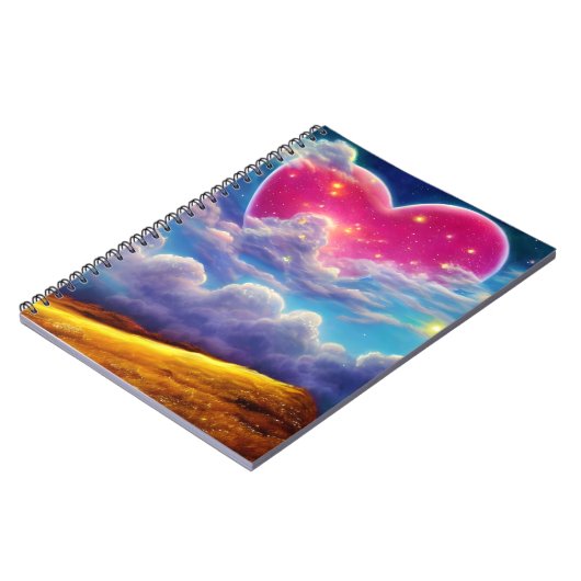 Coeur dans le journal des nuages (Côté gauche)