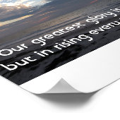 Coeur dans les nuages Inspiration Poster (Coin)