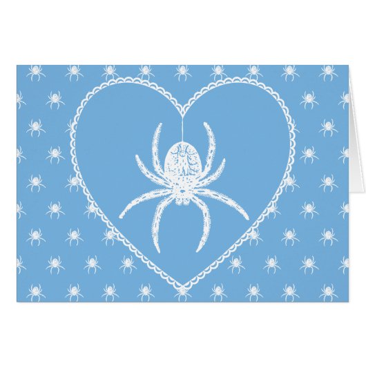 Coeur d'araignée bleue (Devant horizontal)