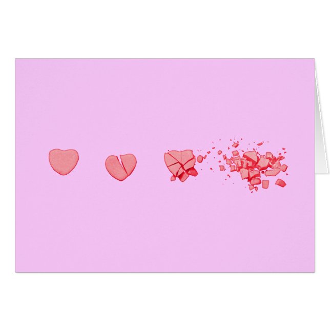 Coeur de bonbons brisé (Devant horizontal)