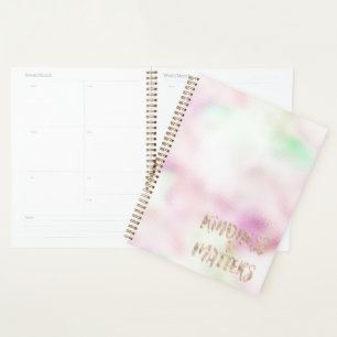 Cœur de bonté Tie Dye Rose Menthe Glam Or