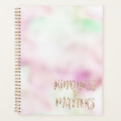 Cœur de bonté Tie Dye Rose Menthe Glam Or (Devant)