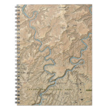 Coeur de carnet de carte de Canyonlands (Utah)