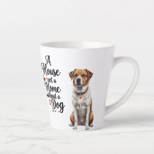 Coeur de chien mignon Petite Mug latte