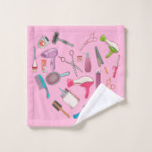 Coeur de coiffeur Outil coiffeur (Gant de toilette)