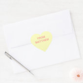 Coeur de conversation Stickers Saint-Valentin (Enveloppe)