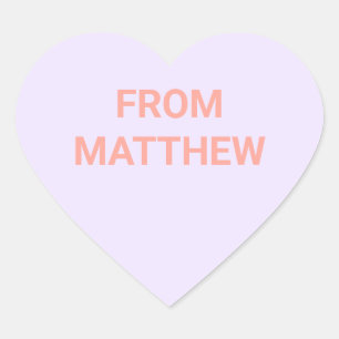 Coeur de conversation Stickers Saint-Valentin