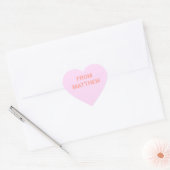 Coeur de conversation Stickers Saint-Valentin (Enveloppe)