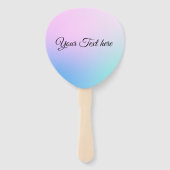 Cœur de couleurs pastel en éventail (Dos)