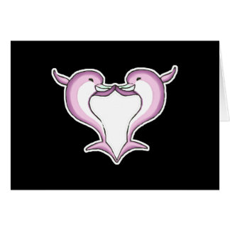 coeur de dauphin rose