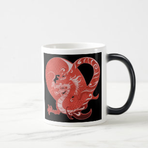 Coeur de dragon Morphing la tasse en céramique