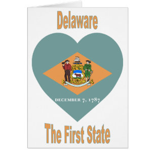Coeur de drapeau du Delaware