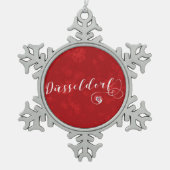 Coeur de Düsseldorf, Ornement d'arbre de Noël, All (Devant)