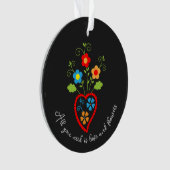 Coeur de floraison folklorique portugais (devant)