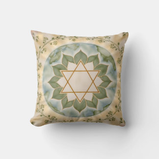 Cœur de Gaïa - Coussin de lancer de Lotus Anahata