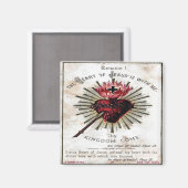 Coeur de Jésus Magnet (Recto/Verso)