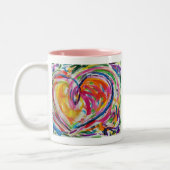 Coeur de joie Mug (Gauche)