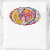 Coeur de la joie Peinture Stickers Art Étiquette (Sac)