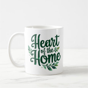 Coeur de la maison Mug de nom personnalisé