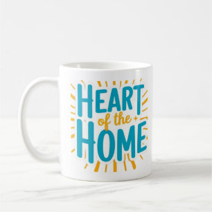 Coeur de la maison Mug de nom personnalisé