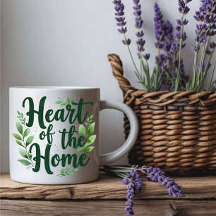 Coeur de la maison Mug de nom personnalisé