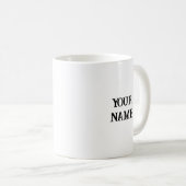 Coeur de la maison | Mug de nom personnalisé (Devant droit)