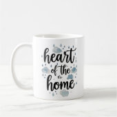 Coeur de la maison | Mug de nom personnalisé (Gauche)