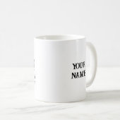 Coeur de la maison | Mug de nom personnalisé (Devant droit)