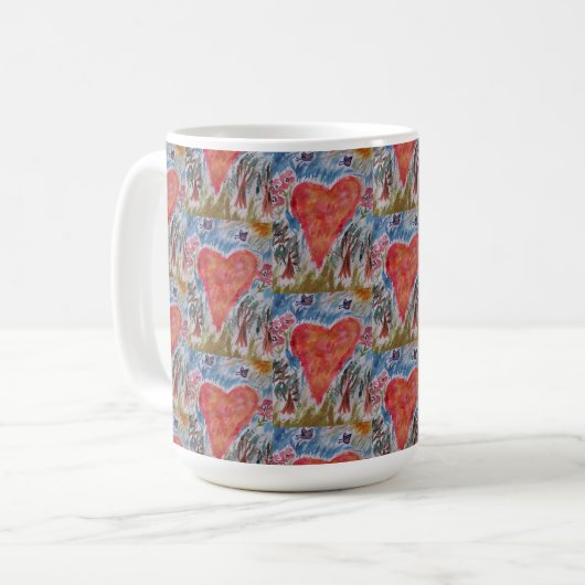 Coeur de la Mug de la planète (Devant gauche)