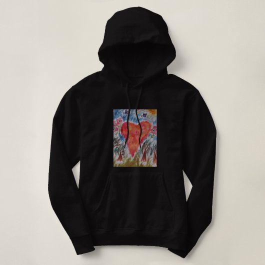 Coeur de la planète Sweat - shirt à capuche (Design devant)